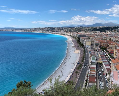 City of Nice View from Castle Hill