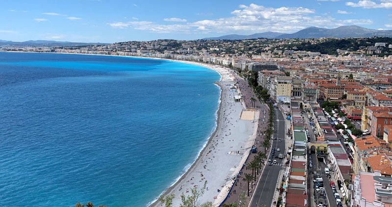 City of Nice View from Castle Hill
